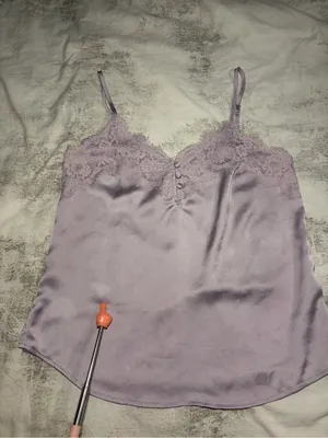 Abercrombie & Fitch Lavender Lace-Trim Cami thumbnail 4