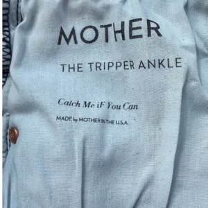 Mother The Tripper Ankle Jeans Catch Me If You Can High Rise Straight Leg 32 thumbnail 5