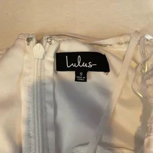 Lulus Madalyn‎ Lace Maxi Dress in White Size Small thumbnail 11