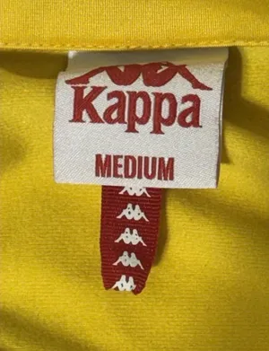 Kappa Track Jacket Mens M Yellow & Purple Banda Logo Full Zip Athletic Sports thumbnail 4