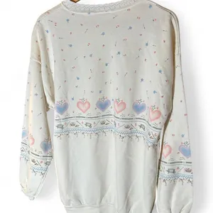 Vintage Sweatshirt Farmhouse Cape May Floral Rustic 80s Grandmacore Cottagecore thumbnail 7