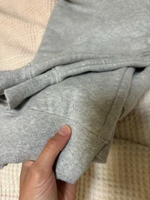 Aritzia Perfect Fit Sweatfleece Hoodie Grey thumbnail 4