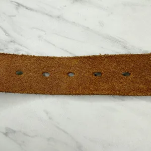 White Rhinestone Genuine Leather Belt Womens Size Large (L) ✨ thumbnail 8