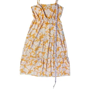 Social Standard by Sanctuary Sun Dress Womens L Used Pink Orange Floral XD9019GH thumbnail 9