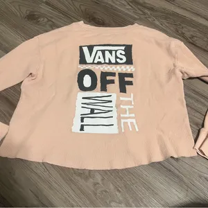 Vans Light Pink Long Sleeve Tee; Medium Women’s thumbnail 7