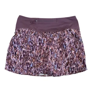 Athleta Run With It 14" Skort Featherweight Running Tennis Multi Color Small S thumbnail 2
