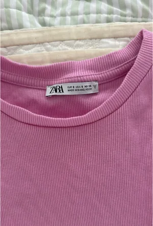 ZARA Pink Ruffle Crop Top thumbnail 2