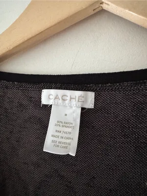 CACHE Black Studded Snake Print Bodycon Sheath Dress thumbnail 6