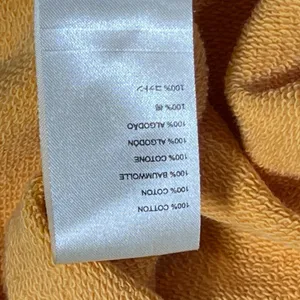 Free People Anthropologie Marigold Yellow Puff Sleeve Cotton Sweatshirt Large thumbnail 9