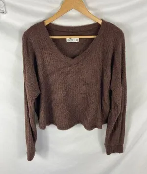 Hollister Soft Fuzzy Sweater Size Medium thumbnail 1