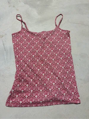 Loft outlet NWT Patterned Spaghetti Strap Tank Top MEDIUM MSRP$30 thumbnail 1