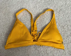 PINK Victoria’s Secret Yellow Bikini Top thumbnail 1