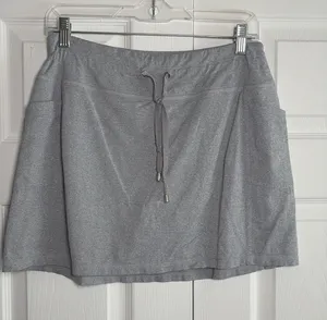 Kyodan‎ Active Skort Womens Size Large Gray Tennis Golf Skirt Pockets Sporty thumbnail 1