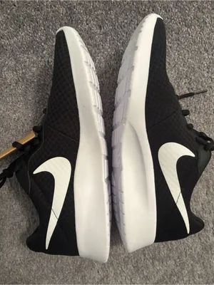 Nike Black with White Swoosh Lightweight Shorts Sneakers thumbnail 2