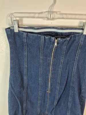 Forever 21 Denim Strapless Dress thumbnail 5