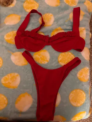 PacSun Red Bikini Set thumbnail 2