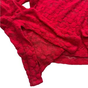 Steve Madden Y2K Velvet Floral Burnout‎ Lace Crop Bell Sleeve Button Cardigan L thumbnail 4