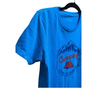 Women’s Camping Leads to Drinking Tee | Points North | Medium | NWT Blue thumbnail 3