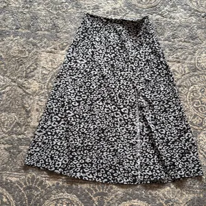 SHEIN Women's Boho Print Thigh High Waist A Line Split Midi Skirt Size 4 thumbnail 2