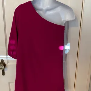 Cocolove one sleeve open shoulder dress Fully Lined Mini size S thumbnail 3