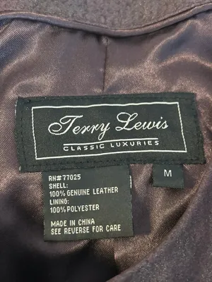 Terry Lewis Aubergine Leather Cropped Jacket‎ | Size M Purple Size M thumbnail 3