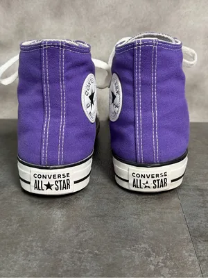 Converse All Star Hi Top Women's Purple Sneakers Size 8 thumbnail 5
