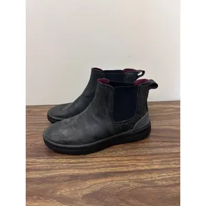 Hey Dude Vic Grip Black Textured Chelsea Ankle Boots Womens 7 UltraGrip 12206478 thumbnail 4