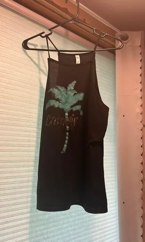 Black tank top Size L thumbnail 1
