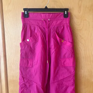 Athleta Alicia Keys Utility Pant Womens 0 Pink High Waist Cargo Jogger Nylon thumbnail 2