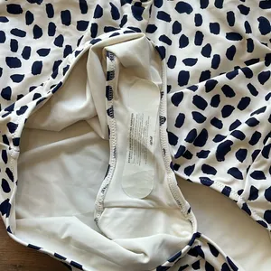 Aerie Swim One Piece in Navy and Cream thumbnail 5