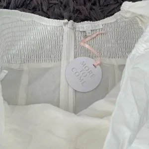 Revolve MORE TO COME Amora Bow Mini Dress in White thumbnail 5