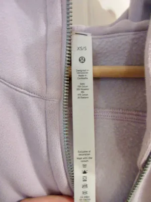 Lululemon Athletica Lavender Zip-Up Scuba Hoodie thumbnail 3