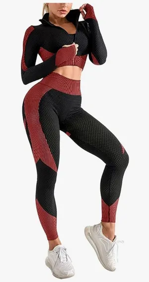 Amazon 3 Piece Gym Set Red and Black thumbnail 1