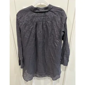 CP Shades Womens Black Linen Tunic Size Small Pockets Lagenlook Beach Minimalist thumbnail 3