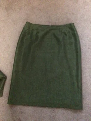 Le Suit Skirt Suit Sage Green- Size 12- Nwot thumbnail 9
