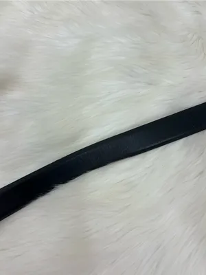 Madewell Black Leather Chunky Waist Belt thumbnail 9