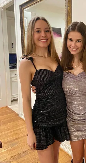 Black Sparkly NYE Set Size XS thumbnail 1