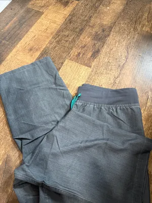 Figs Gray Scrub Set Pants and Top thumbnail 4