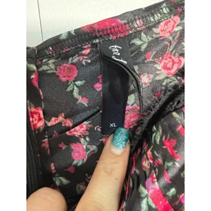 For Love and Lemons Melrose Pink Floral Ruched Mini Cocktail Dress Size XL thumbnail 10