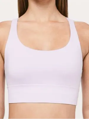 Lululemon Energy Bra *Long Line Sheer Lilac thumbnail 6