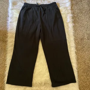 Tommy Hilfiger Black Flare Pajama Pants thumbnail 3