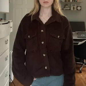 Women's Brown Sherpa Jacket thumbnail 1