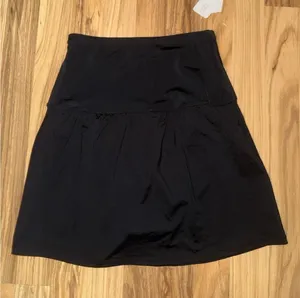 Leilani NEW Black High Waist Control Skirtini Swim Bottom‎ US 6 Tummy Thinner thumbnail 1
