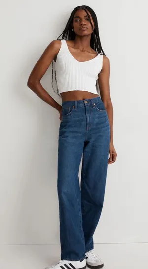 Madewell Baggy Straight Jeans thumbnail 1
