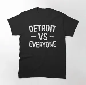 UNBRANDED Detroit Vs Everyone T Shirt thumbnail 8