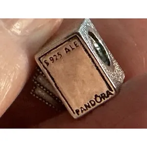 Pandora Playing Cards Charm 797195EN09 Red Black Enamel S925 ALE Retired thumbnail 2