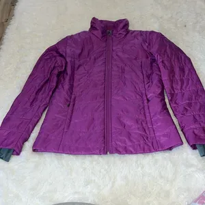 Columbia Omni Heat Coat Color Purple Size L EUC thumbnail 1