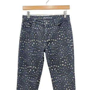 Whistles Low Rise Skinny Jeans in Leopard Print size 26 thumbnail 7