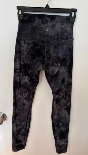 Lululemon Align Leggings Diamond Dye Pitch Grey High Rise 29” inseam size 4 thumbnail 1