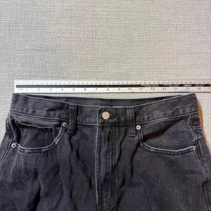 Old Navy Baggy Wide Leg‎ Jeans Women 12 Black Extra High Rise Denim Pants Y2K thumbnail 4
